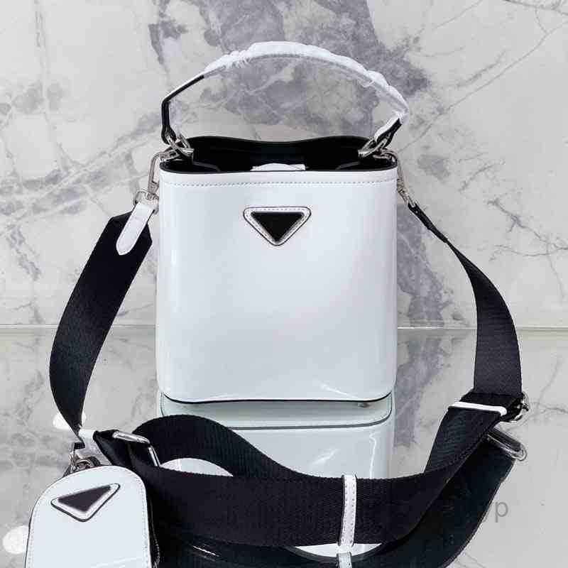 

Evening Bags 3 in 1 Bucket Women Fashion Handbag Solid Color Shoulder Bags Leather Designer Crossbody Female Purses 2022, Black