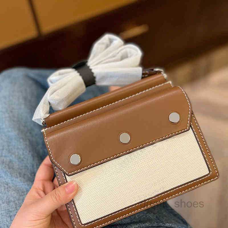 

Evening Bags Contrast Color Flip Vintage Bags Women Handbag Shoulder Canas and Leather Luxury Designer Brand Crossbody Female Purses, White