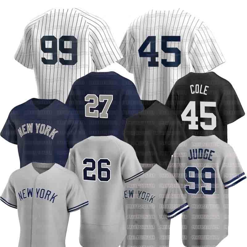 

baseball 45 Gerrit Cole 2021 Aaron Judge Jersey DJ LeMahieu Gleyber Torres Rougned Odor Gary Sanchez Luke Voit Brett Gardner Stanto Hicks, Navy cool base
