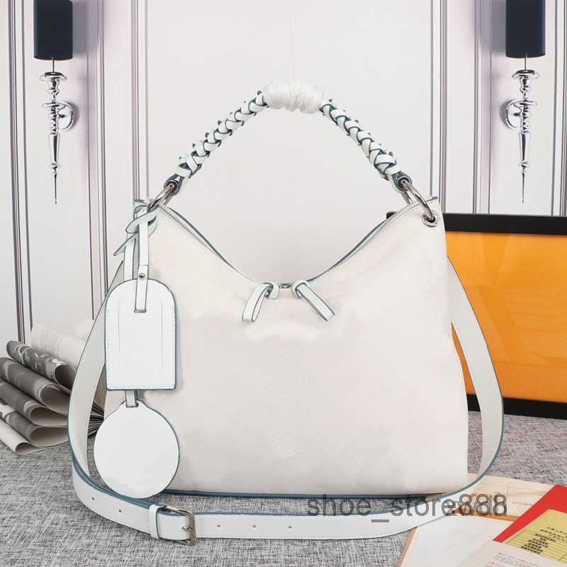 

Evening Bags Handbags Women Crossbody Bag Perforated Calfskin Woven Leather Handle Removable Shoulder Strap Zipper Closure High-capacity To