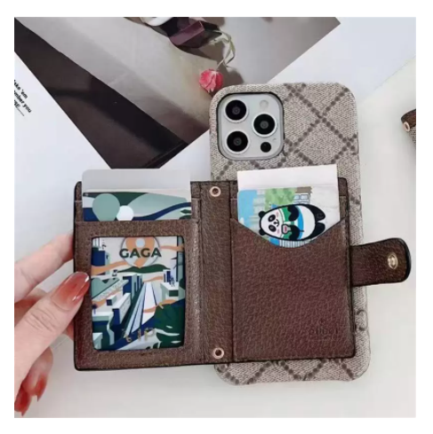 

IPhone 13 Promax Case Luxury Leather Phone Case Twill Card Holder Armband For IPhone 14 Pro Max 14plus 11promax Xr Xs X 7 8 Puls 12 12pro Cases, 1-gglogo