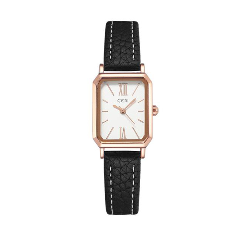 Goldie's new popular watch ladies fashion minimalist niche design temperament small square watch female quartz