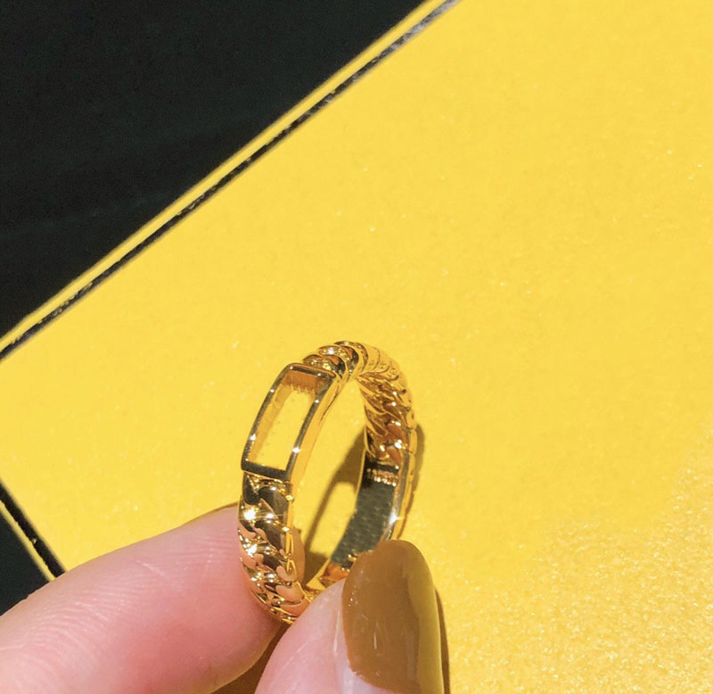 

Women Luxurys Designer Band Rings Diamond Letter Gold F Ring Engagements For Womens Designers Jewelry Mens Ring Ornaments
