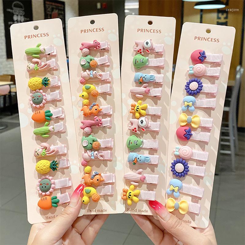 

Hair Accessories 10PCS Clips For Child Women Kids Baby Girls Snap Clamp Pins Hairpins BB Korean Barrettes Girl Styling, 04