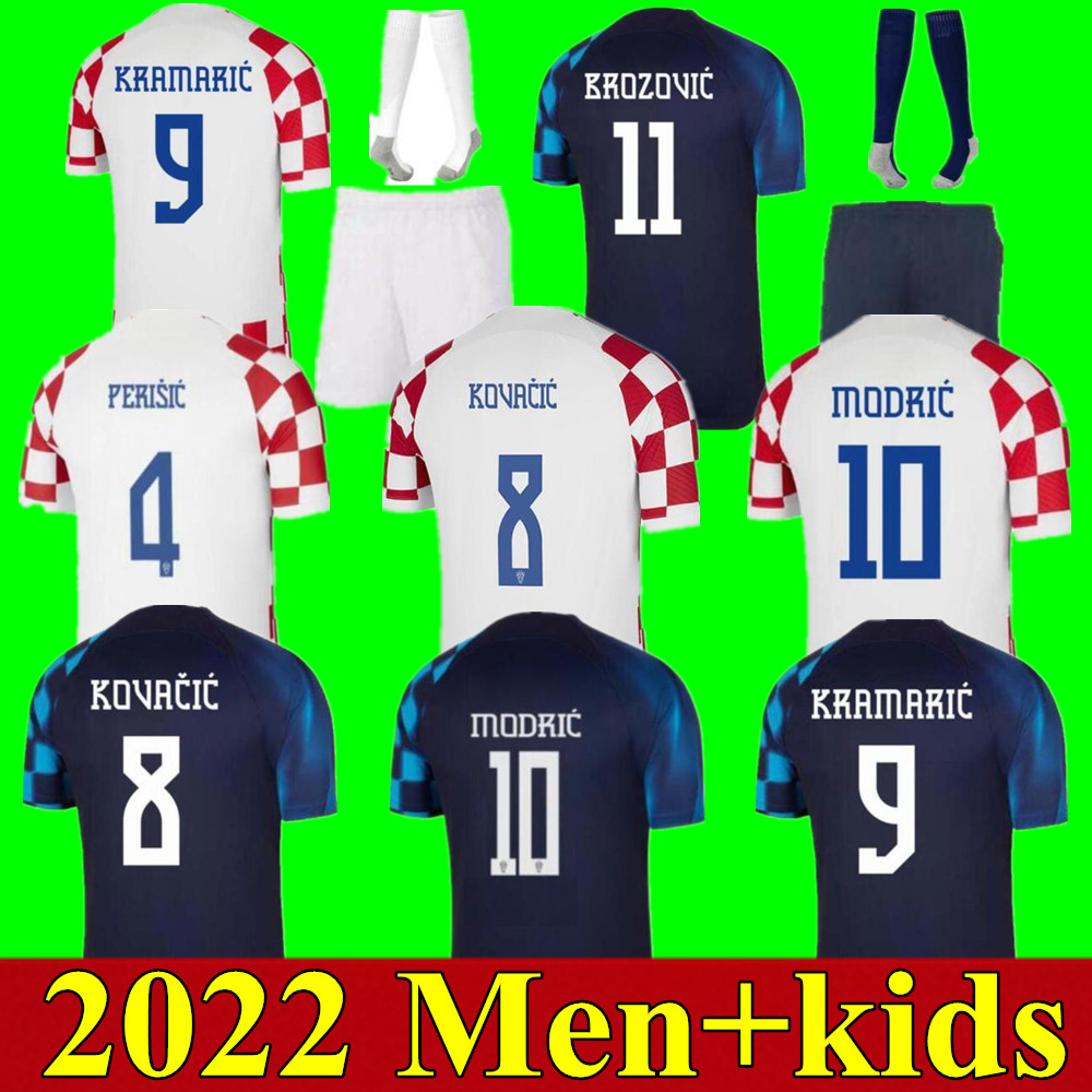 

2022 Croacia soccer jerseys MANDZUKIC MODRIC PERISIC KALINIC football shirt 22 23 Croazia RAKITIC CrOaTiA KOVACIC Men kids kit uniforms, Kids home+patch