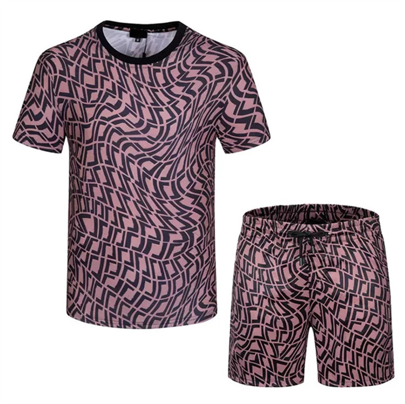 Créateurs de mode masculine Dessines de piste d'été t-shirts shorts costumes ensembles de vêtements avec lettres décontractées de street