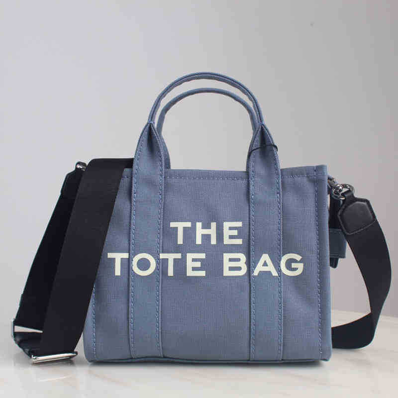 

Designer Luxury Fashion Marc The Tote Bag Leather Versatile Women Small Bags Vintage MarcJacobs Handbags Multicolour Wallet 7A High Quality zhouzhoubao123 YM74, Blue
