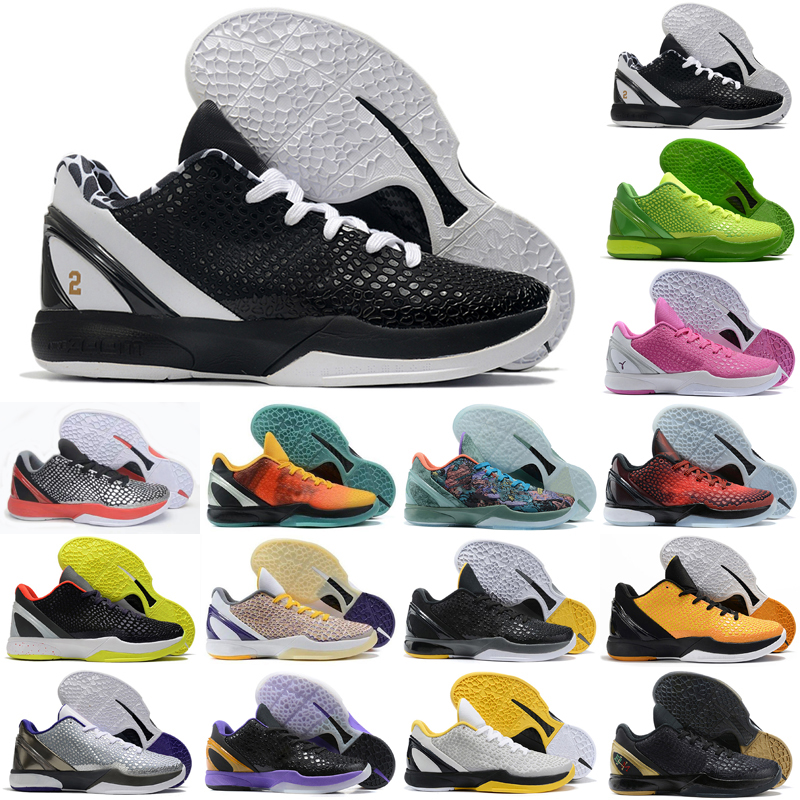 

TOP Mamba Zoom 6 Protro Grinch Basketball Shoes Men Bruce Lee What If Lakers Big Stage Chaos 5 Rings Metallic Gold Mens Trainers Sports Outdoor, As photo 6