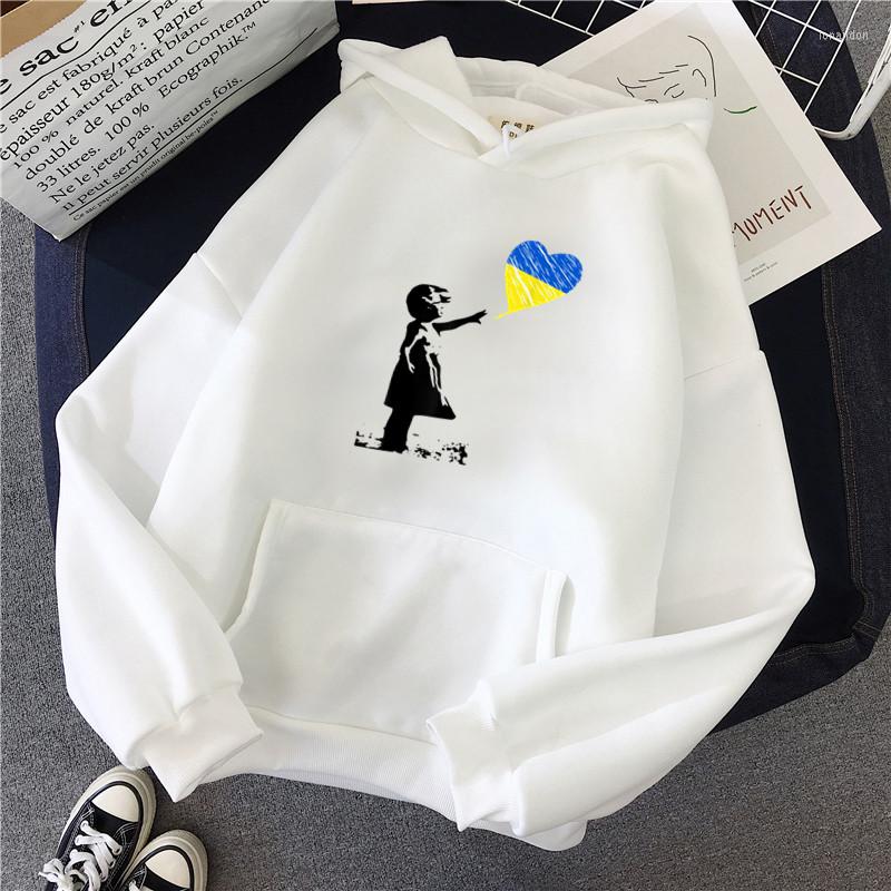 

Women's Hoodies Women Warm 2022 Spring Fleece Ukraine Cartoon Print Hooded Casual Sweatshirt Hip Hop Classic Hoody Tops Clothing, 9-pink