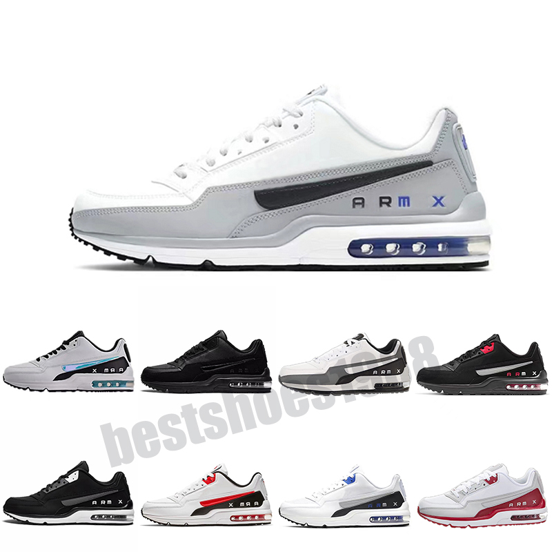 

OG Casual Shoes LTD 3 Triple Black Light Smoke Grey Blue University Red White Outdoor Jogging Sneakers Womens Mens Trainers, Color 8