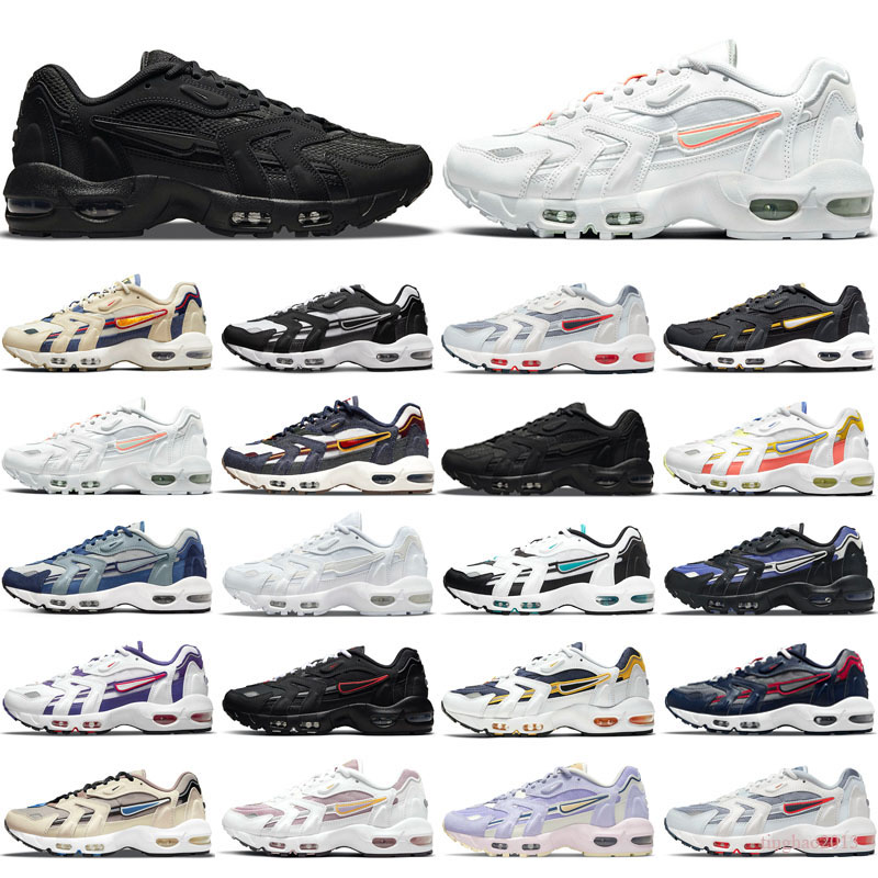 Chaussures de course Triple Noir Blanc Lumineux Mango Violet Mystic Teal Midnight Navy Airmaxs Sports Enchanting Nik 96 Designer Pour Hommes Femm