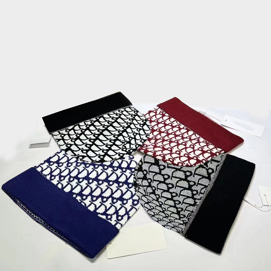 

2022 designer hat knitwear for men and women keep warm in autumn and winter, Grey