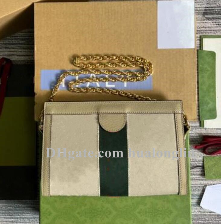 

Designer Woman Bag Handbag Original box chain clutch purse fashion lady Tote handbags shoulder bags ladies card holder phone cash, Brown 26cm