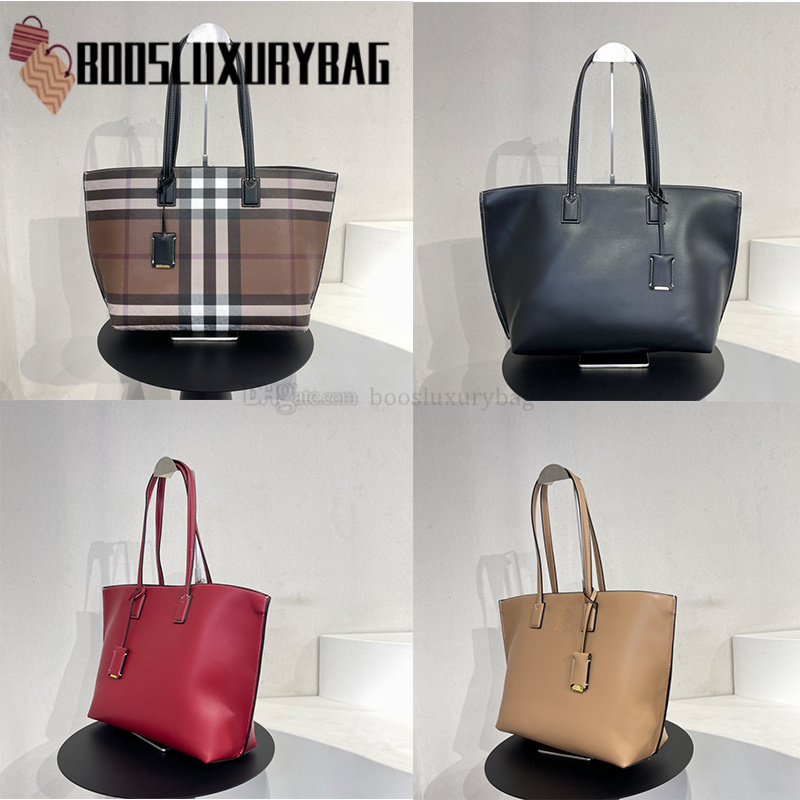 Sac Messenger Designer Burbrerys Femmes Sacs à main TB Europe Amérique automne hiver shopping portable maman grande capacité toile couleur assort