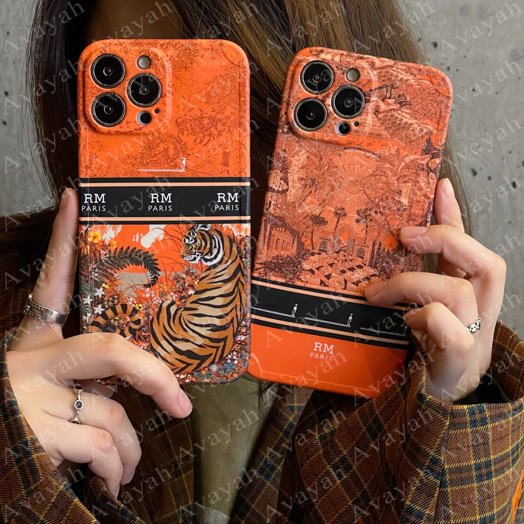 

Luxury Retro Carriage Design Phone Cases for iPhone 14 13pro 14pro 14plus 12pro 11 Pro Max X Xs Xr 8 7 Plus Soft IMD TPU Case Fashion Tiger Print Cover, #2