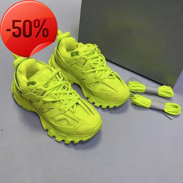 

Offer Paris Triple s 3.0 Gray Orange Yellow Casual Flat Tess S. Gomma Trek Men's Women's Size Mjk002, 10