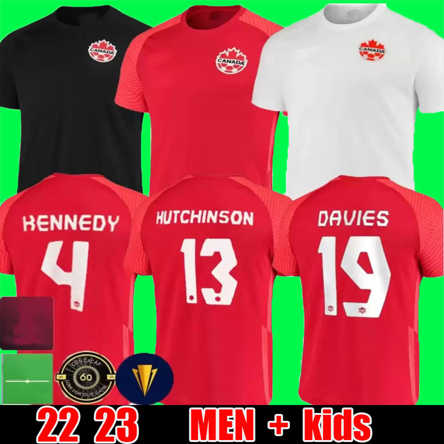 

21 22 Canada Soccer Jerseys home away white 3rd black DAVIES 2021 2022 DAVID national team EVSTAQUIO HUTCHINSON CAVALLINI LARYEA MILLAR HOILETT football shirts tops, Away jersey