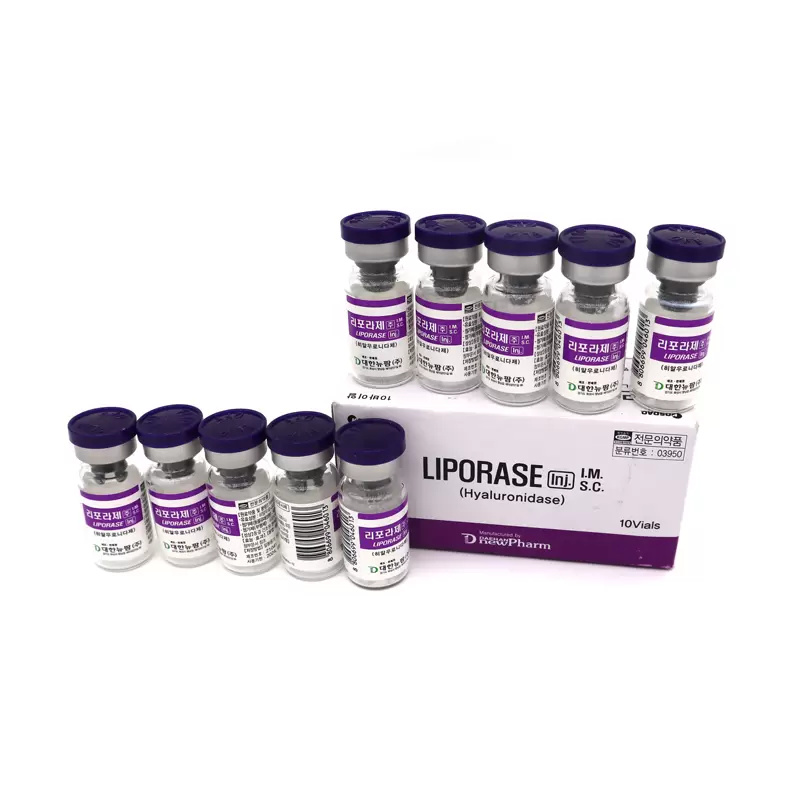 

wholesell Korea liporases hyaluronidases 1500iu 10 vial x 5ml Dissolve Fillers