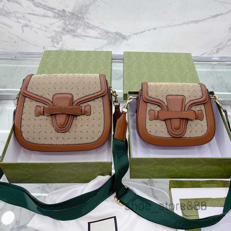

Evening Bags Saddle Web Handbags Purse Women Horsebit Crossbody Bag Canvas Leather Shoulder Bags Red Green Ribbon Fashion Letters High Qual