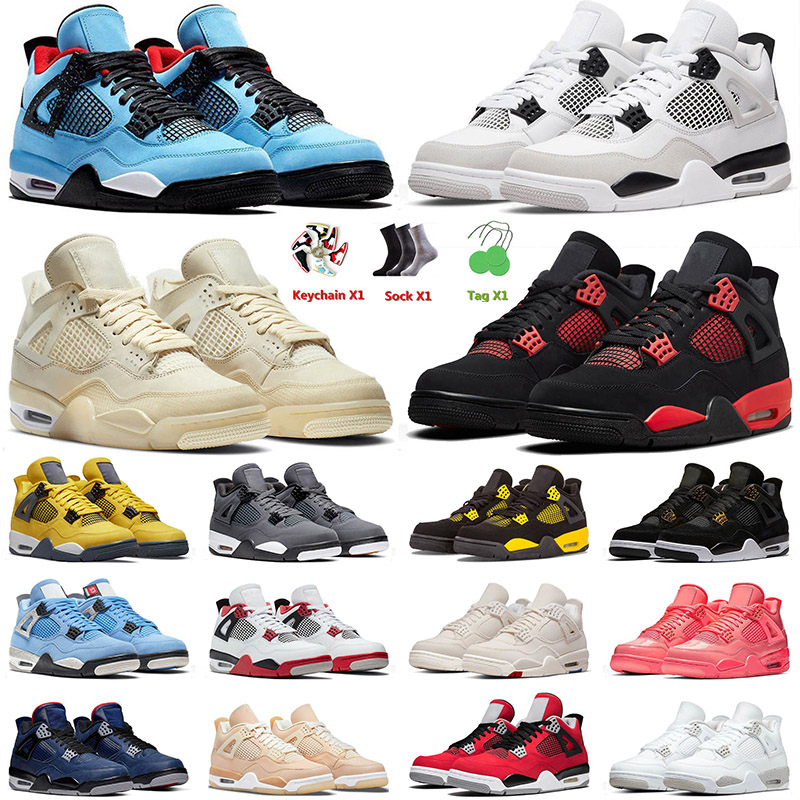 

Military Black 4 for Men Basketball Shoes 4s Top Jumpman Red Thunder Sail Cactus Jack Zen Master Infrared Starfish Mens Women Trainers Sneakers 36-47, 34
