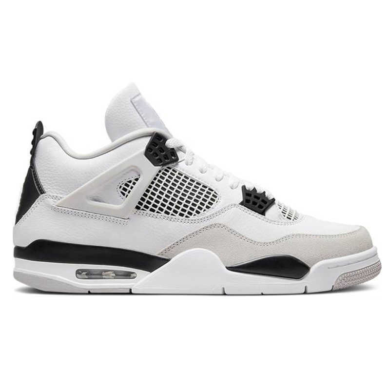 

4s OG Basketball Shoes Men Women Jumpman 4 Military Black Red Thunder University Pink Blue Black Cat Bred White Mens Trainers Sport60RU, #35
