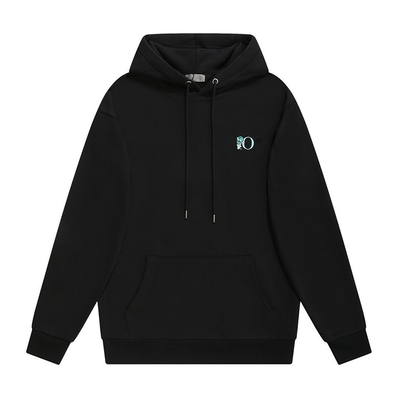 22FW – sweat à capuche classique avec lettres Vintage, tricoté, hauts à capuche, imprimé floral, Style ample, pull