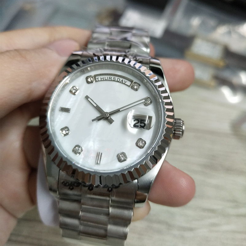 Top sell classic MAN watch Stainless steel watch automatic wristwatch male clock Fashion business New watches r74-image-593908573