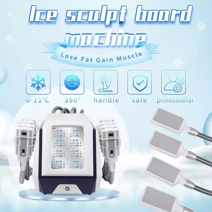 

Portable Ice Device Body Sculpting Slimming 8 Board Cryo Fat Reduction Cryotherapy Cellulite Removal Machine