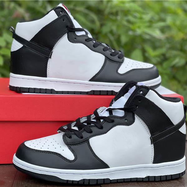 

Shoes Wmns Dunks High Black White Panda Basketball Two-tone Look To a High-top Silhouette Appears In a Mix Of Black wzG, #1