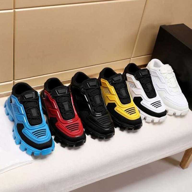 

Casual Dress Shoes Luxury Boots Men 'S Sneakers Oversized Rubber Sole dad shoes prad pradas thick increase bottom deformation couple