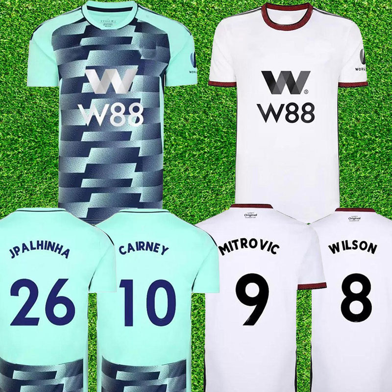 

22 23 Mitrovic CAIRNEY WILSON soccer jerseys Home away 2022 2023 camiseta de futbol KEBANO WILSON MUNIZ J. Palhinha ROBINSON men kids kit FOOTBALL shirts Uniform S-XXL, Home+patch