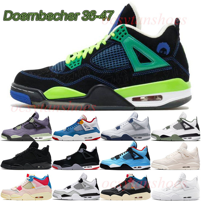

4 4s Mens Basketball Shoes Sneakers A Ma Maniere Doernbecher Messy Room Midnight Navy Seafoam Canyon Purple Black Canvas Cactus jack women Sports Trainers, Please leave a message