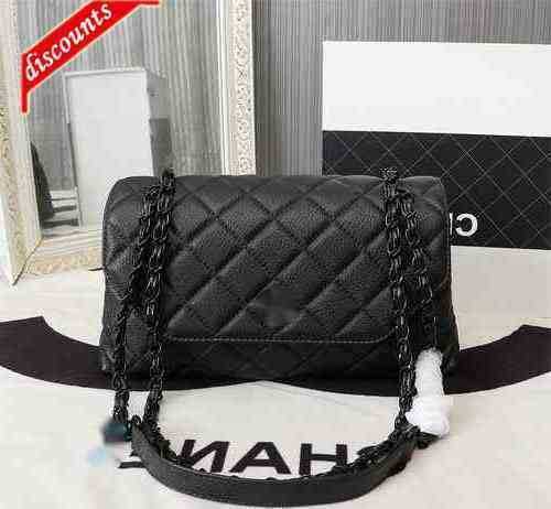 

Other Bags Design Cc Luxury Brand 8025 Woman's Letter Plaid Shoulder Chain with Black Lambskin Handbag Vintage Messenger