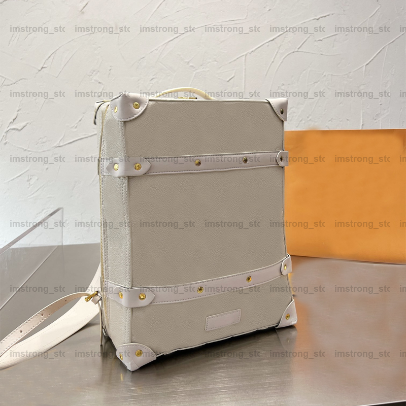 

Men Women Luxurys School Bags Designers Backpacks Genuine Leather Fashion Shoulder Bag Travel Luggage Backpack Duffle Handbags Purse 2022, Without box