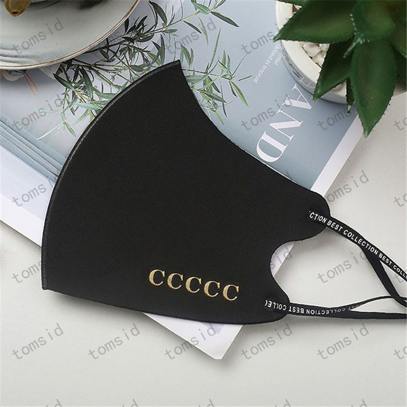 

Washable Fashion Face Masks For Women Luxury Mens Designer Mask Brand Solid Facemask With Classic Gold Printed Soft Facemasks