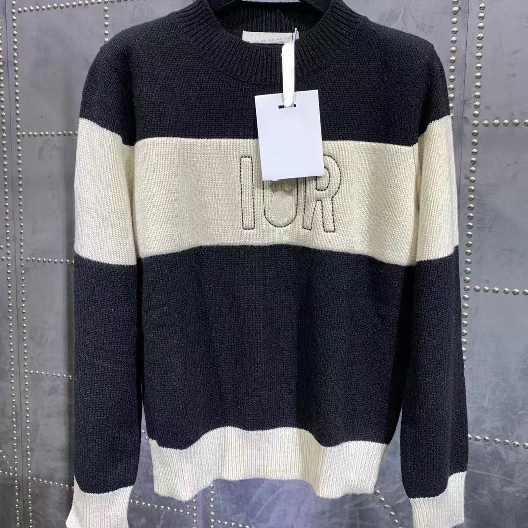 

Designer sweaters for women' fall embroidered knit men' and woman round neck sweater long sleeve jumper sweater lovers, Customize