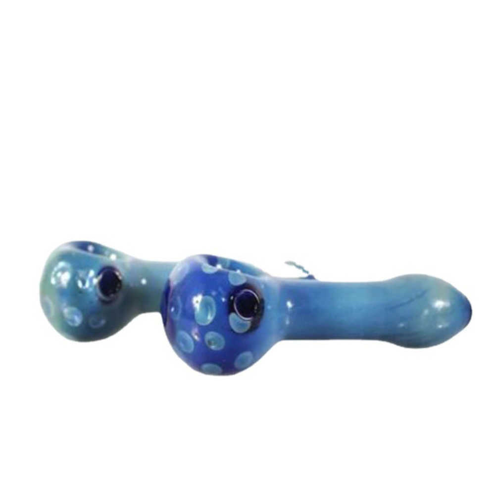 

Silver Fumed Glass Water Pipes Smoking Accessories Arctic Chill Handmade Herb Pipes