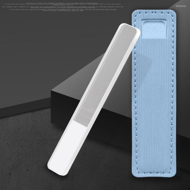 

Nail Files Transparent Double Side Brighter Manicurist Nano File Glass Care Tools Polishing Strip