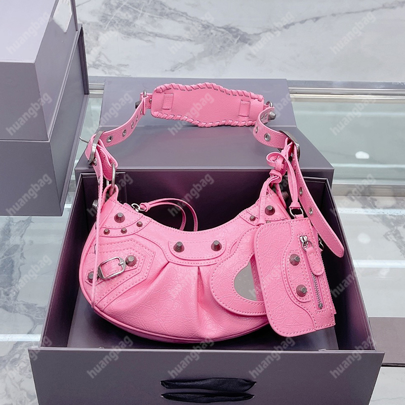 

3 Pcs Set Shoulder Bags Unisex Motorcycle Bag High Leather Mirror Crossbody Luxury Designer Handbags Fashion Wallet Mini Totes Vintage Purse Cross Body Hobo Purses, Increase freight