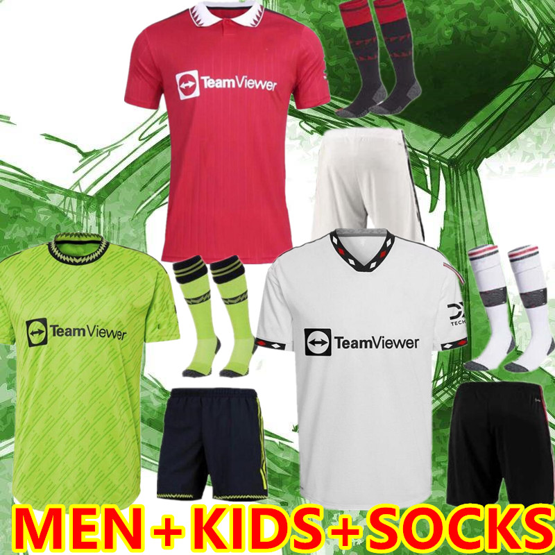 

22 23 SANCHO soccer jerseys Fans Player ANTONY ERIKSEN B.FERNANDES MANS UTDS RASHFORD football shirt 2022 2023 men kids SOCKS CASEMIRO Elanga VARANE MAGUIRE MARTINEZ, Peinaluoer 22-23 home