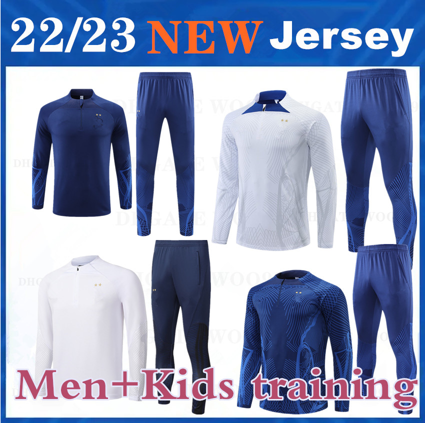 

2022 French BENZEMA MBAPPE Soccer Jersey training wear 22/23 GRIEZMANN POGBA KANTE maillot foot shirt DEMBELE KIMPEMBE VARANE SALIBA DIGNE Football MEN kids set