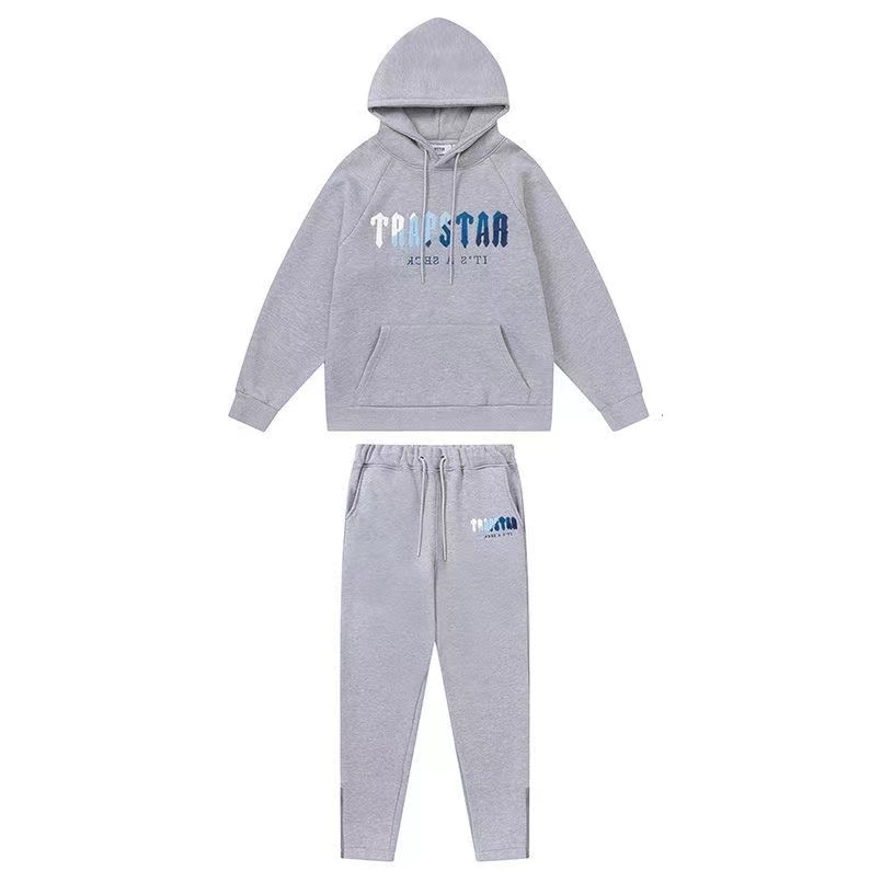 

Pull Trapstar Embroidery Designer Tracksuits Mens Rainbow Towel Decoding Hooded Sportswear Men and Women Suit Zipper Trousers Suit GTYG, 11
