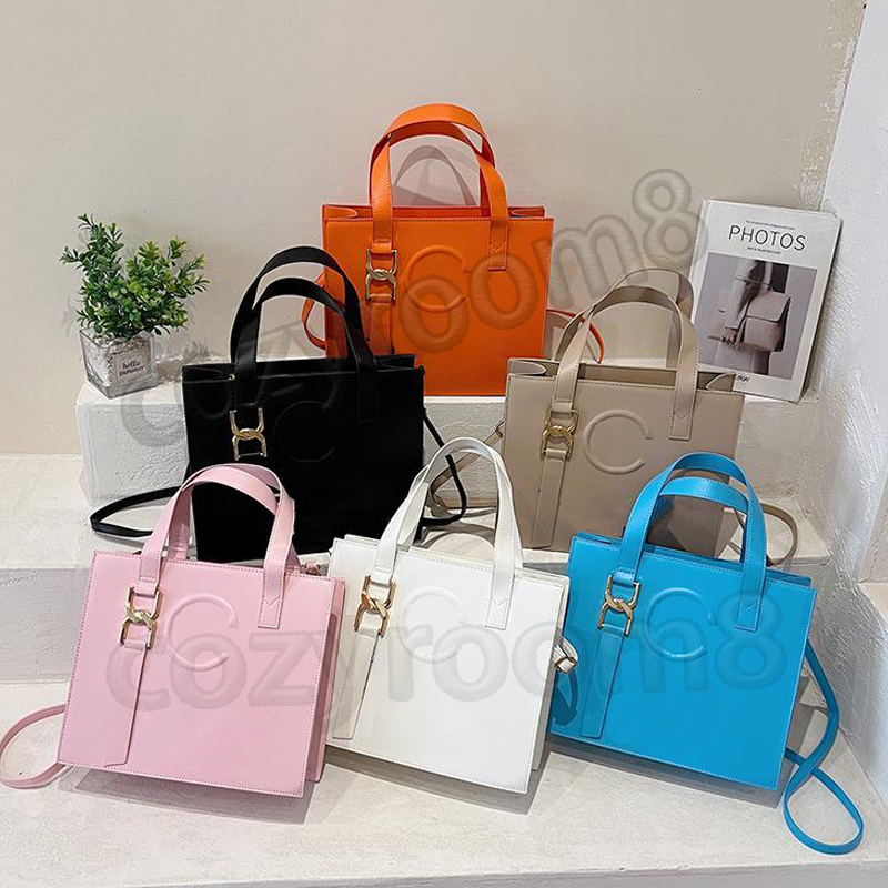 

designer bag Fashion women Bags handbag shopping Shoulder tote bag Cross Luxury Genuine Leather Purse wallets, Orange