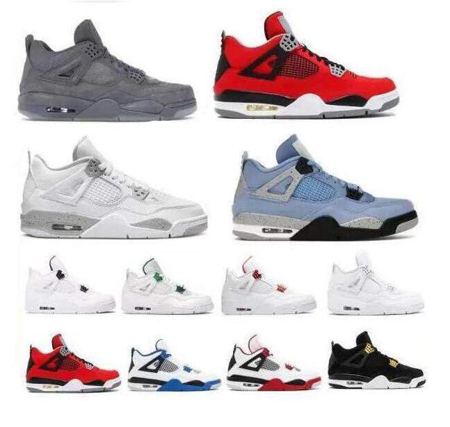 

2022 Basketball Shoes 4 4s Oreo University Blue Fire Red Toro Bravo Tattoo Cool Grey What The Og Motorsports Raptors Jumpman Men Women Sneakers, 16#