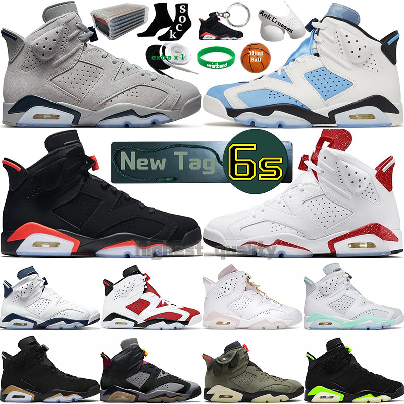 

Mens Basketball Shoes 6 6s UNC Home Infrared Georgetown Bordeaux Red Oreo Carmine Midnight Navy Black Cat Olive Electric Green Men Sports Sneakers Women Trainers, #04 high space jam 45