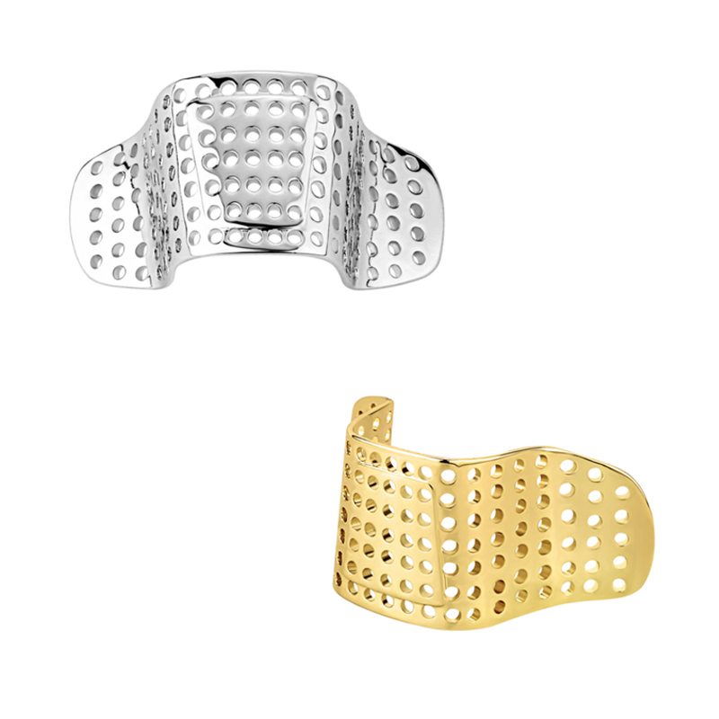 Clip de pont de nez en cuivre plaqué or 14 carats sur les bijoux de corps de manchette de nez Hip Hop pour hommes et femmes