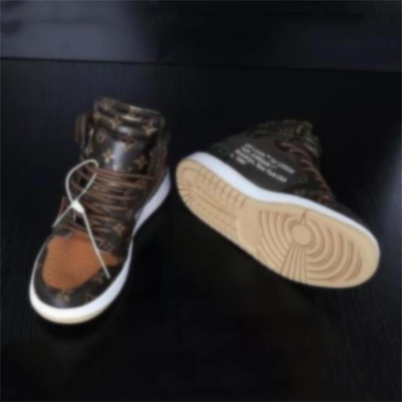 

GG'SS LOUIS'SS VUTTON'SS LV'SS Designers lvs shoes X Jumpman 1 High OG Women Men's Luxury Chicago UNC sneakers Basketball shoes size 36-45, 01