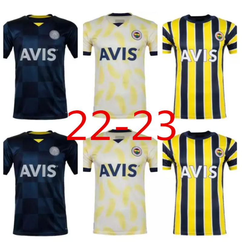 

TOP 22-23 soccer jerseys Fenerbahce SK OZAN TUFAN CISSe SAMATTA PEROTTI PELKAS THIAM Football Shirts CAMISETAS FUTBOL Men Uniforms 2022 2023, Champagne