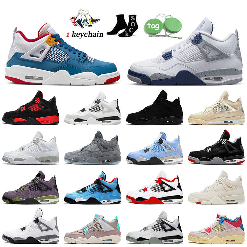 

Golf shoe Top Quality 4s Basketball Shoes Jumpman 4 Messy Room Midnight Navy Seafoam Red Thunder Sail White Oreo Bred Black Cat Canvas Military, C26 infrared 36-47