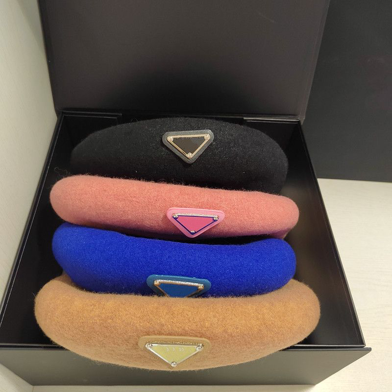 

Designer Plain Beret Letter Tie-Dye Cashmere Wool Hat Beret Cap Lady Outdoor Travel Warm Winter Women Windproof Vacation Bonnet Caps, Blue
